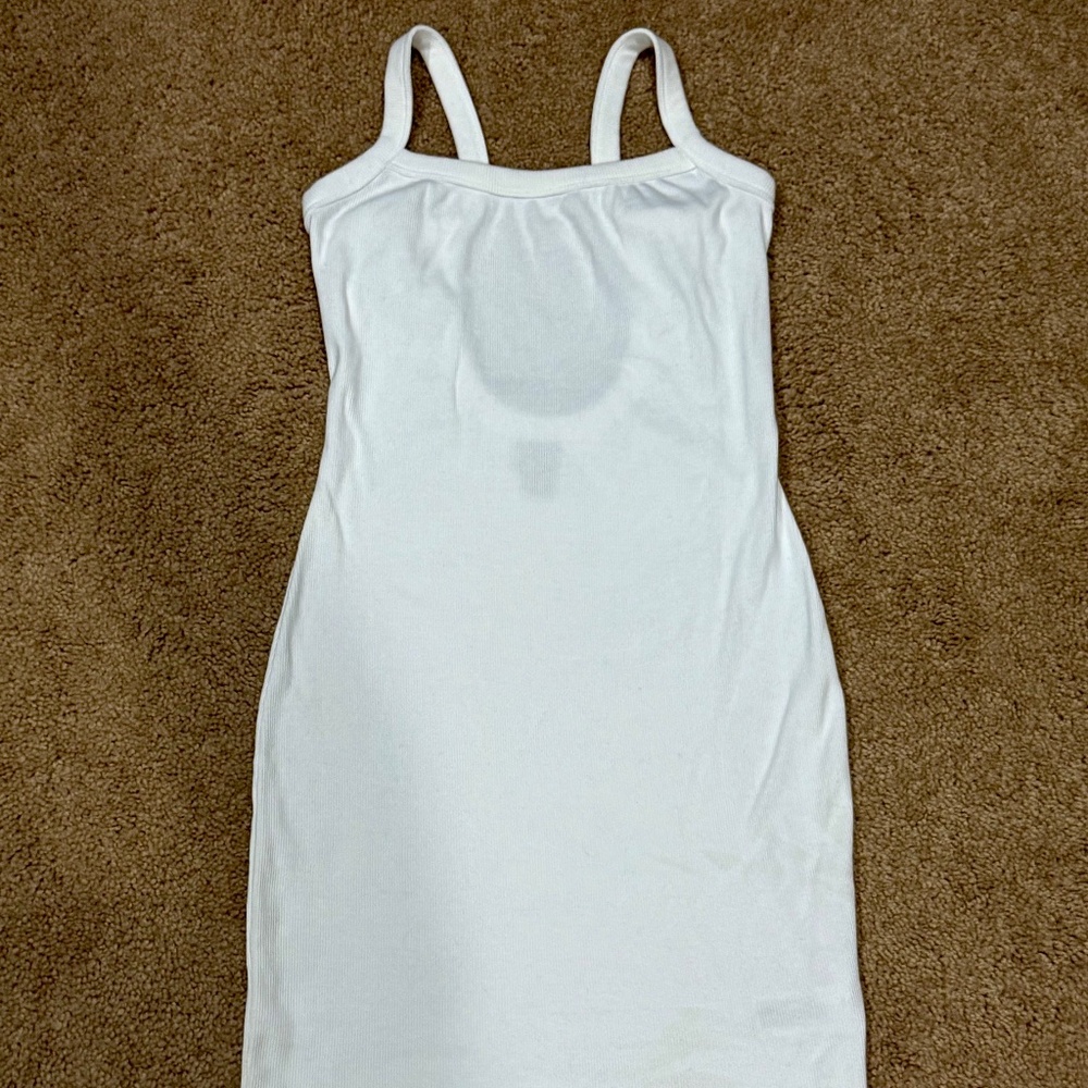 Juniors XS Wild Fable White Open Back Summer Dress